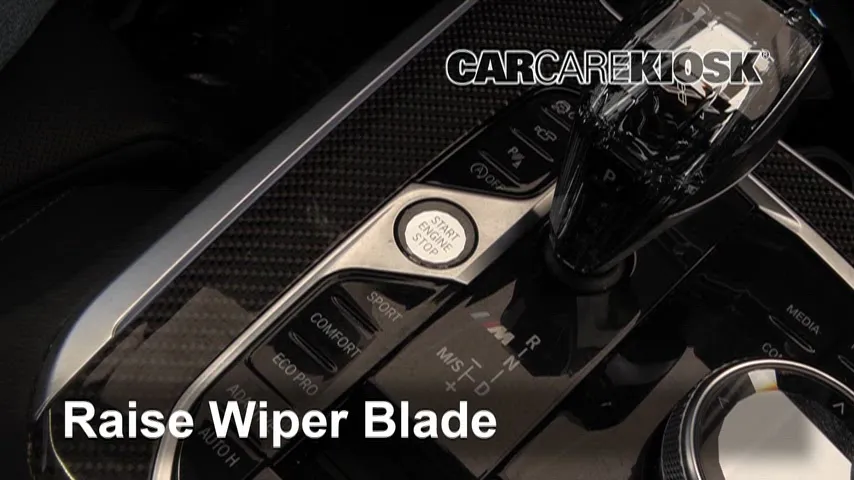 2021 BMW X5 M50i 4.4L V8 Turbo Escobillas de limpiaparabrisas delantero